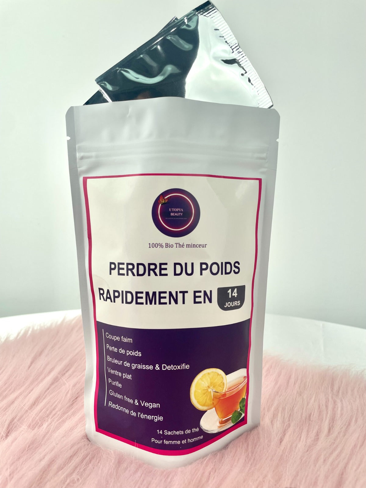 Thé minceur 14 jours - Ventre Plat - PERTE DE POIDS RAPIDE