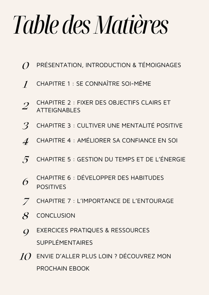 Révélez Votre Potentiel : Un guide complet pour évoluer, réussir et vous épanouir pleinement.